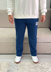 Blue relaxed fit sweatpants